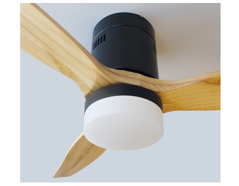 Ventilador De Sostre Kasama Negre/Fusta