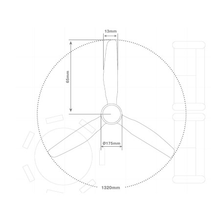Ventilador De Techo Kasama Negro/Madera