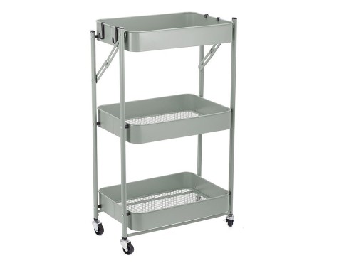 Carrito Auxiliar Plegable Verde