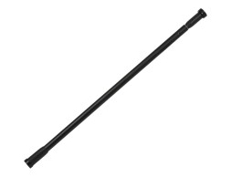 Barra Cortina Extensible Baño Negra 135-250cm