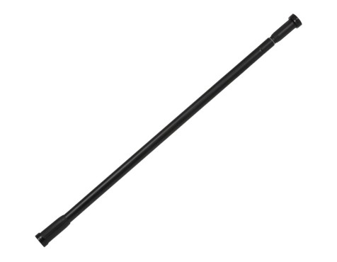 Barra Cortina Extensible Baño Negra 135-250cm