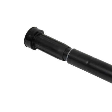 Barra Cortina Extensible Baño Negra 135-250cm