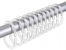 Anella Cortina Bany Transparent (12un)