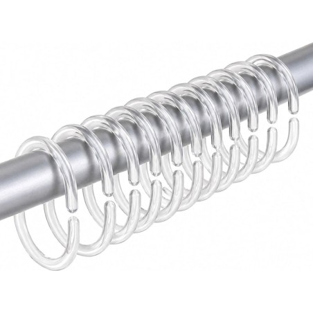 Anella Cortina Bany Transparent (12un)