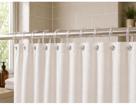 Anella Cortina Bany Transparent (12un)