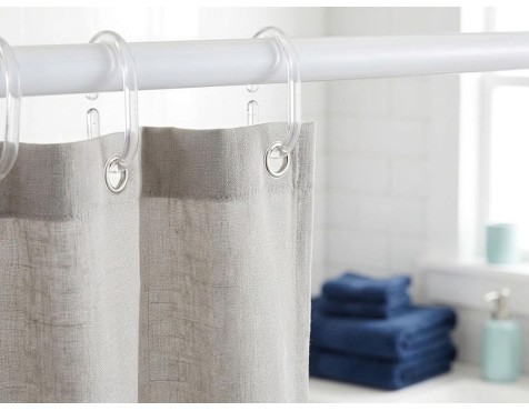 Anella Cortina Bany Transparent (12un)