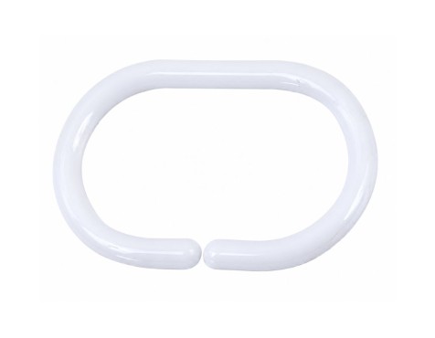 Anella Cortina Bany Blanca (12un)