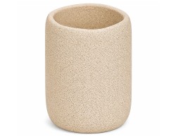 Vaso Portacepillos Oleya Beige