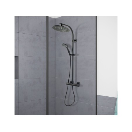 Columna De Dutxa Style Negre