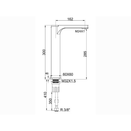 Aixeta Lavabo Monocomandament Progressiva Xl Moon