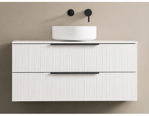 Mueble De Baño Java Suspendido Blanco Mate