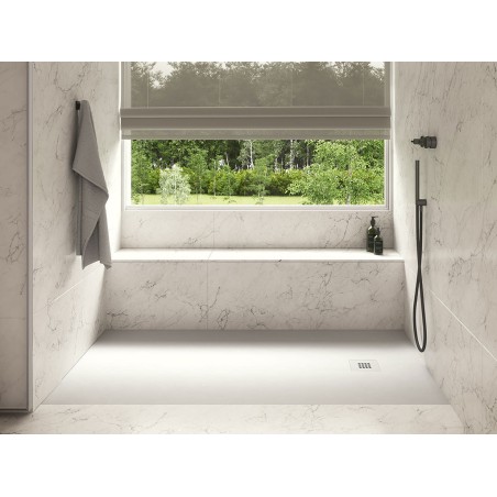 Plat Dutxa De Resina Madison Blanc