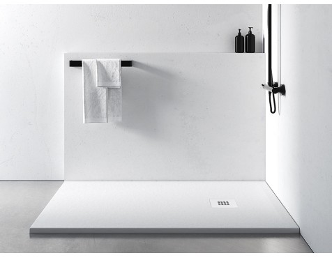 Plat Dutxa De Resina Madison Blanc
