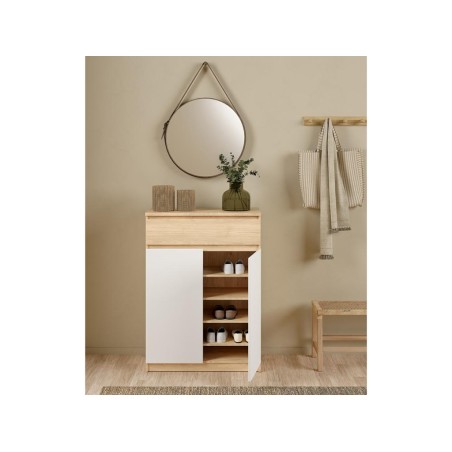 Zapatero 2 Puertas Y 1 Cajón Leia