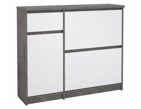 Zapatero 2 Puertas Abatibles + Puerta + Cajón Leia