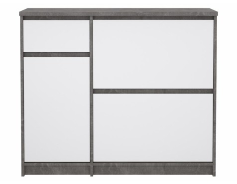 Zapatero 2 Puertas Abatibles + Puerta + Cajón Leia