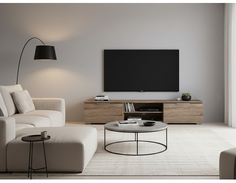 Mueble Tv Match Marrón