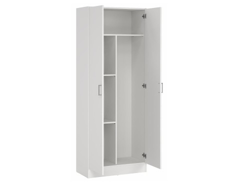 Armario Multiuoso Escobero Nil 2 Puertas Blanco