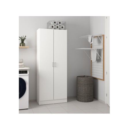 Armario Multiuoso Escobero Nil 2 Puertas Blanco