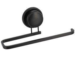 Tovalloler Alumini Negre Amb Ventosa