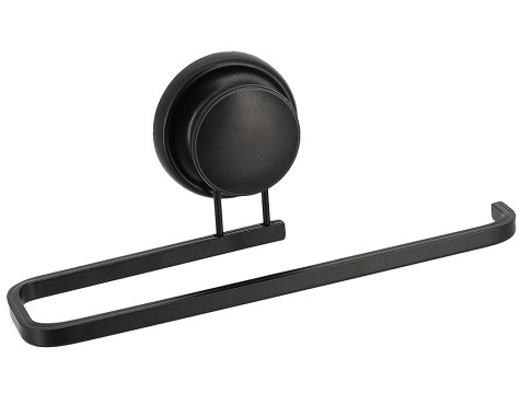 Tovalloler Alumini Negre Amb Ventosa