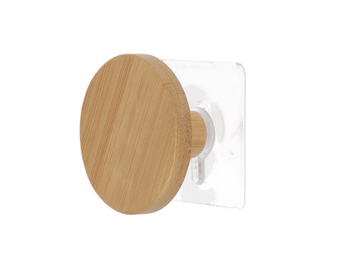 Percha Adhesiva Bambú
