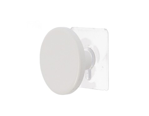 Percha Adhesiva Bambú Blanca