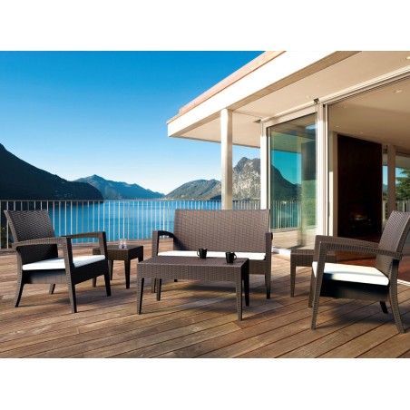 Butaca Jardí Rotang Ipanema Xocolata