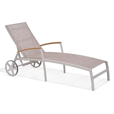 Tumbona Jardín Essence Eucalipto Beige