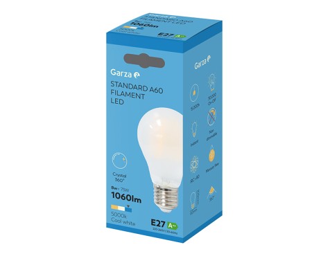 Bombilla Led Opal Filamento Estándar Luz Fría