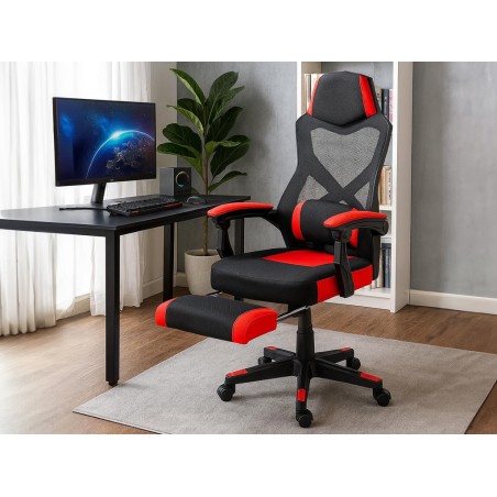 Cadira Gaming Gravity Vermella
