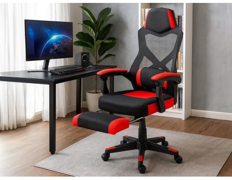 Cadira Gaming Gravity Vermella