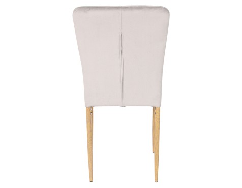 Silla Comedor Salma Tela Velvet Gris