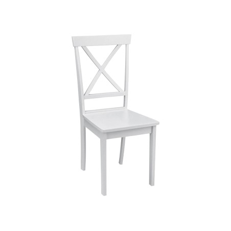 Pack 2 Sillas Comedor Lisa Madera Blanca