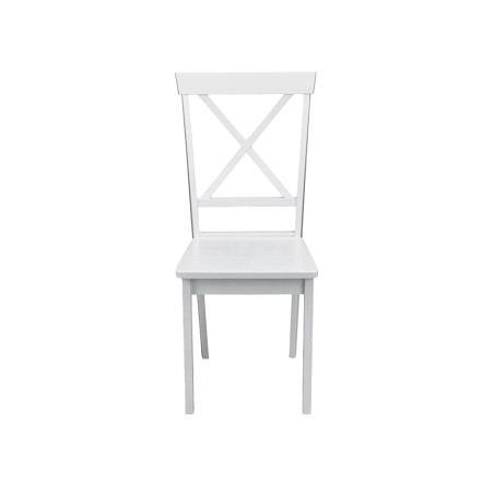 Pack 2 Sillas Comedor Lisa Madera Blanca