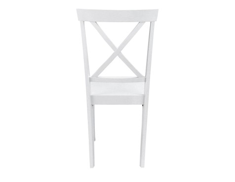 Pack 2 Sillas Comedor Lisa Madera Blanca