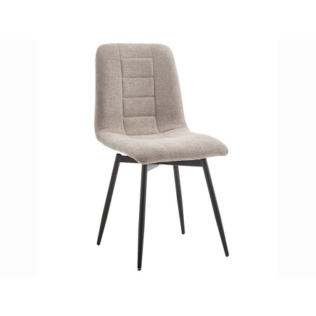Silla Giratoria Tela Gris Claro