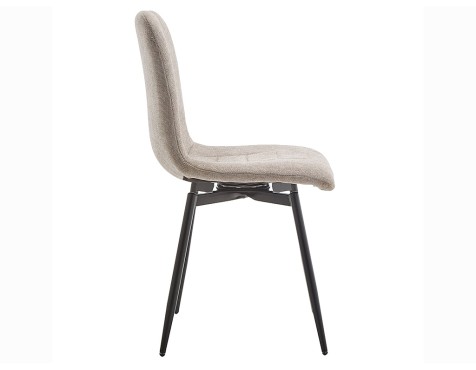 Silla Giratoria Tela Gris Claro