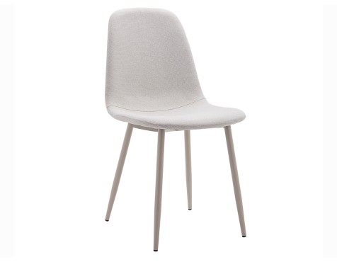Silla Comedor Tela Beige