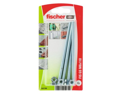 Varillas Fischer Fis Gs M6X100 K (4un)