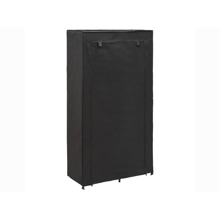 Armario De Tela Dressy Con Estante Negro