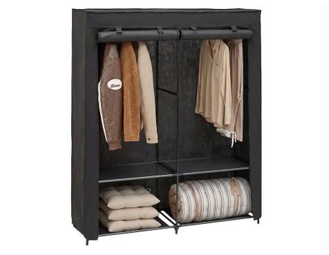 Armario De Tela Dressy Doble Negre