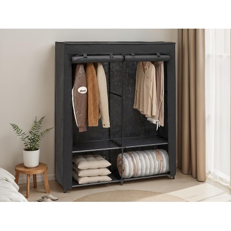 Armario De Tela Dressy Doble Negre