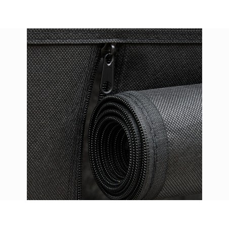 Armario De Tela Dressy Doble+Estantes Negro