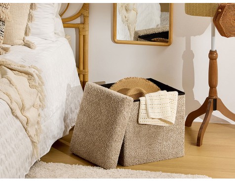 Puf Plegable Soana Beige