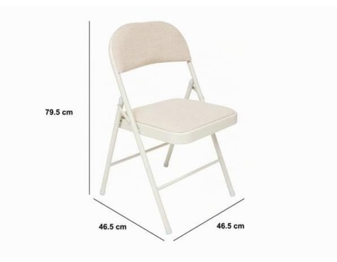 Cadira Plegable Flexy Tela Beix