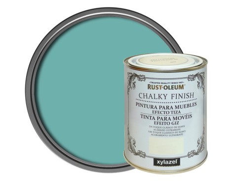 Pintura Efecte Guix Per Mobles Turquesa