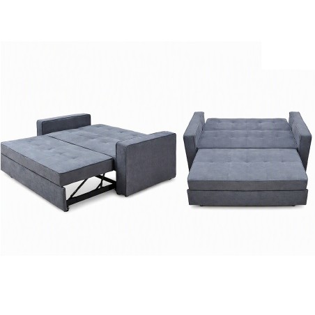 Sofá Cama Con Brazos Izan Gris