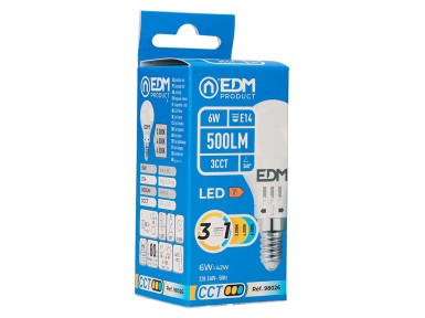 BOMBETA LED ESFÈRICA 3 CCT