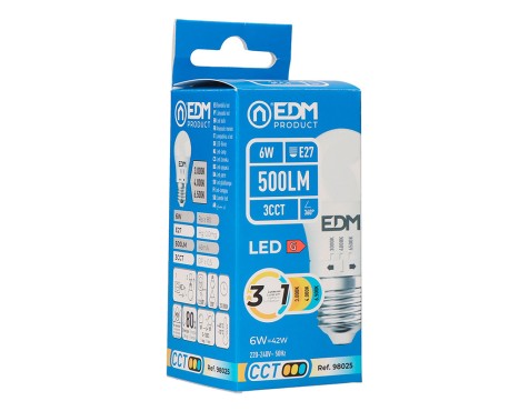 Bombilla Led Esférica 3 Cct